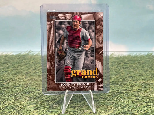 2024 Topps Series 1- Johnny Bench -Grand Gamers Cincinnati Reds #GOG-18 - Baseball Card Single