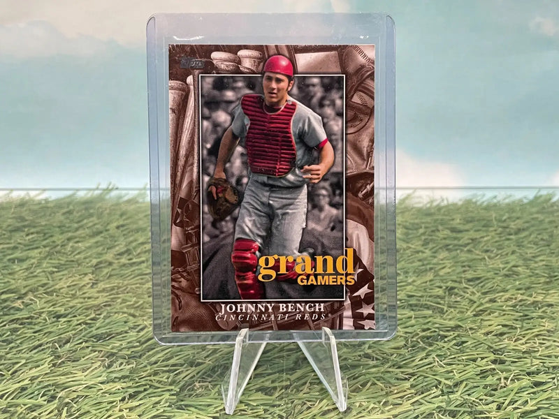 2024 Topps Series 1- Johnny Bench -Grand Gamers Cincinnati Reds #GOG-18 - Baseball Card Single