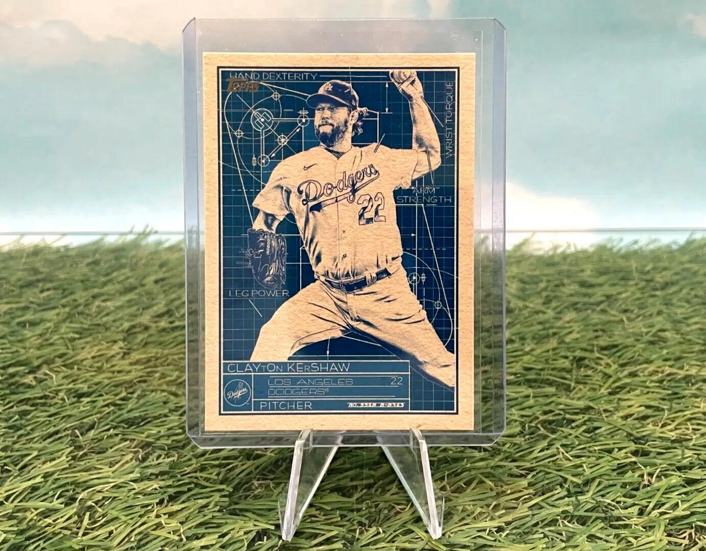 2024 Topps Series 1 -Superstar Blueprint-Clayton Kershaw -#SB-19- LA Dodgers - Baseball Card Single