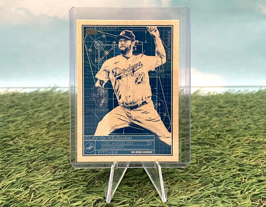 2024 Topps Series 1 -Superstar Blueprint-Clayton Kershaw -#SB-19- LA Dodgers - Baseball Card Single