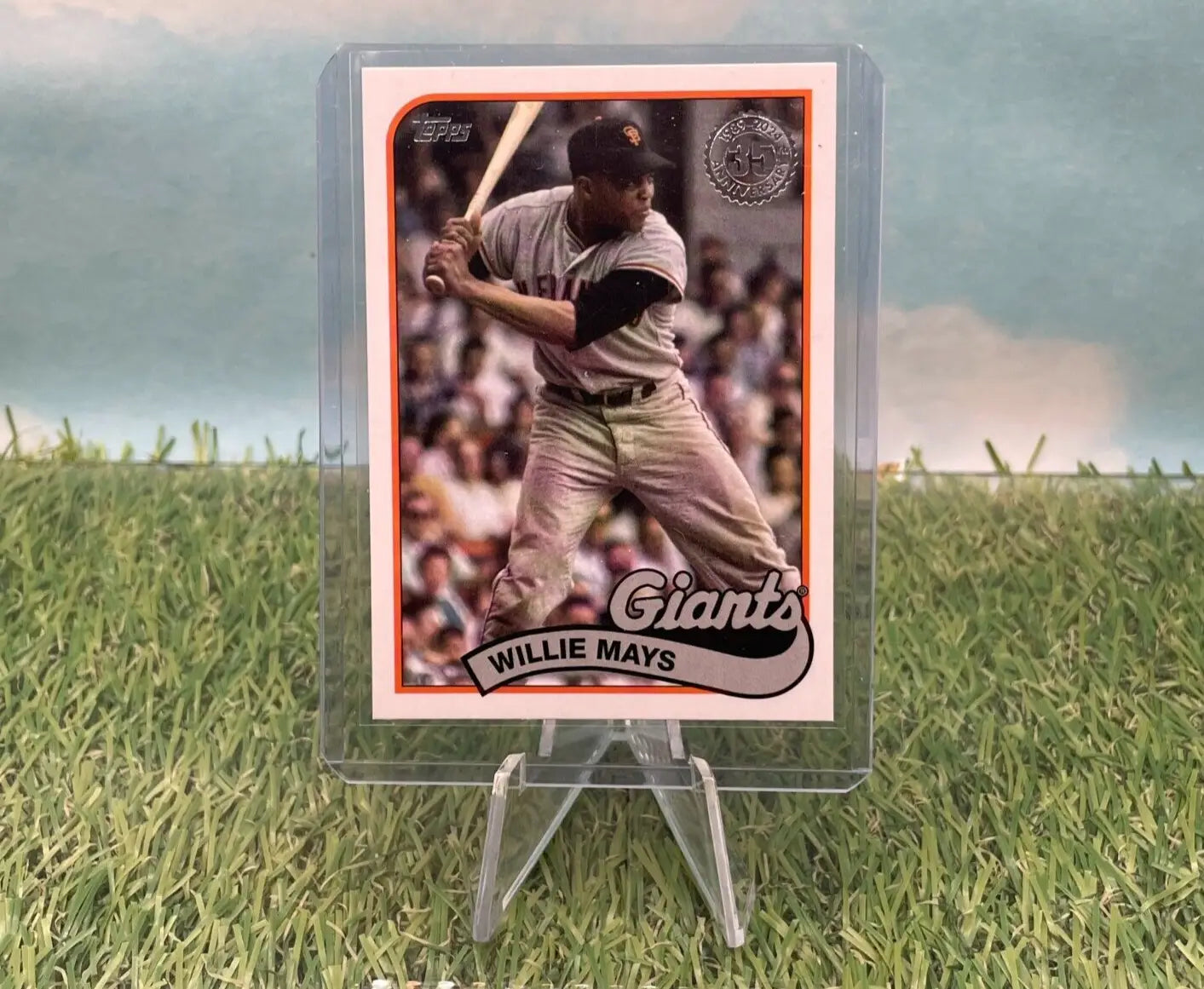 2024 Topps Series 1 Willie Mays 1989 35th Anniversary #89B-30 Giants Card - Baseball Card Single