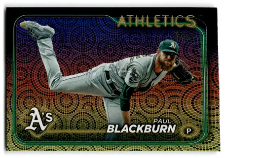 2024 Topps Series 2 Baseball trading card featuring Paul Blackburn Summer Holiday