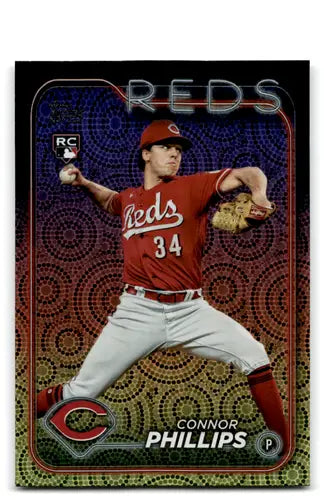 2024 Topps Series 2 Baseball #670 Connor Phillips RC Reds Summer Holiday - Baseball Card Single