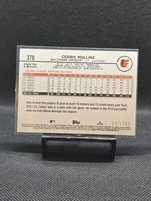 2024 Topps Series 2 - Cedric Mullins #370 Blue Foil /999 - Baseball Card Single