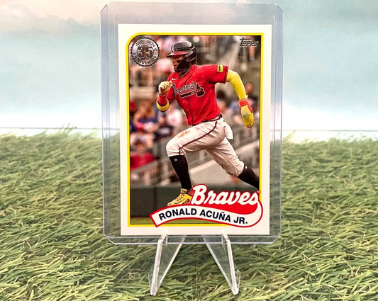 2024 Topps Series 2- Ronald Acuna Jr. -#89B2-30 1989 35th Anniversary -Braves - Baseball Card Single