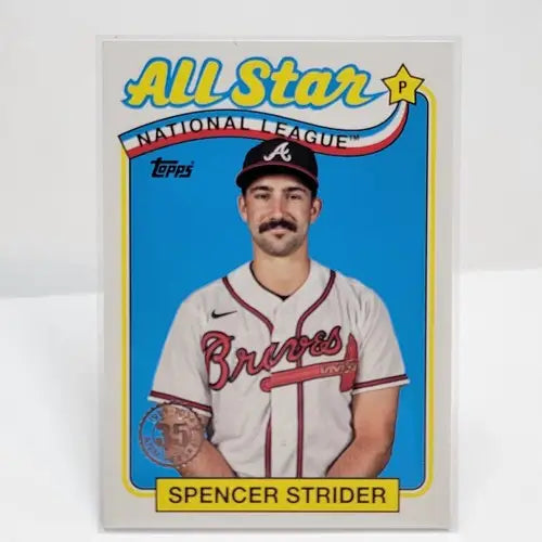2024 Topps Series 2 Spencer Strider 1989 Topps All-Star Insert #89ASB-15 Braves - Baseball Card Single