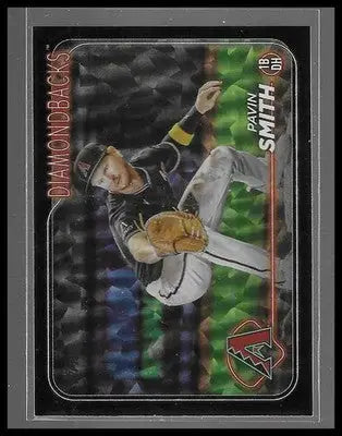 2024 Topps Series 2 - Super Box Exclusive Black Crackle #535 Pavin Smith