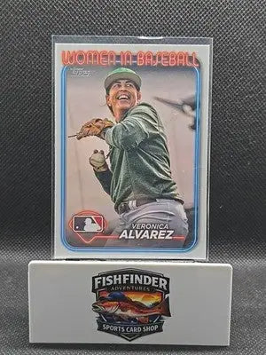 2024 Topps Series 2 - Women in Baseball Veronica Alvarez #WIB-1 (RC) - Baseball Card Single
