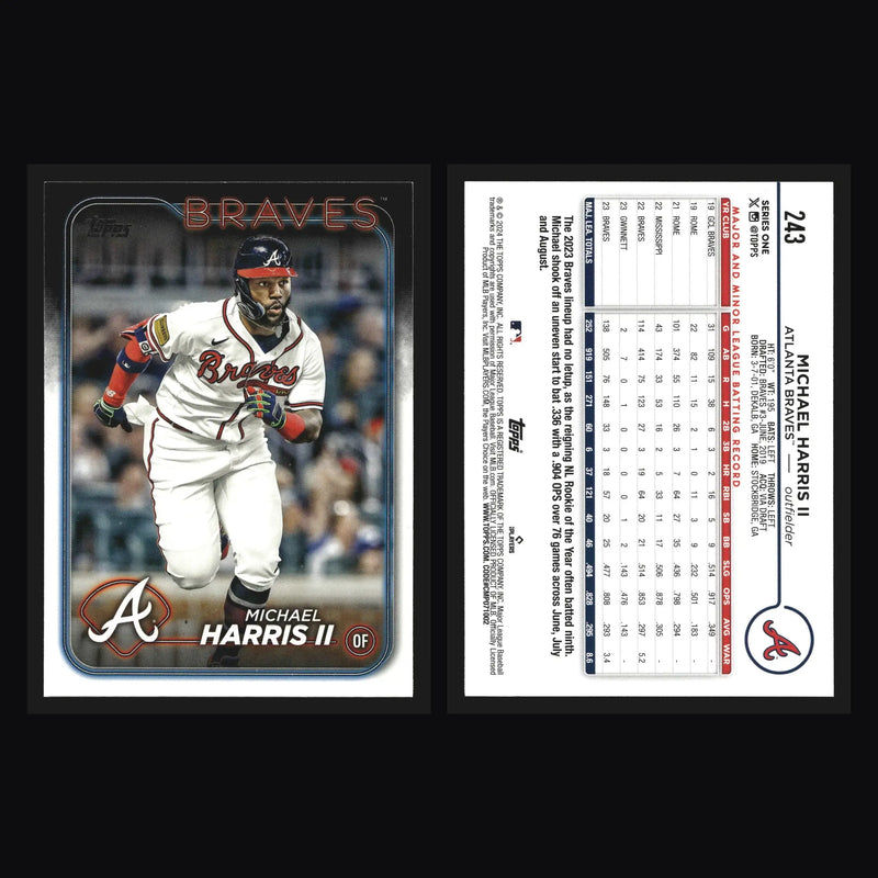 2024 Topps Series One #243 Michael Harris II Atlanta Braves