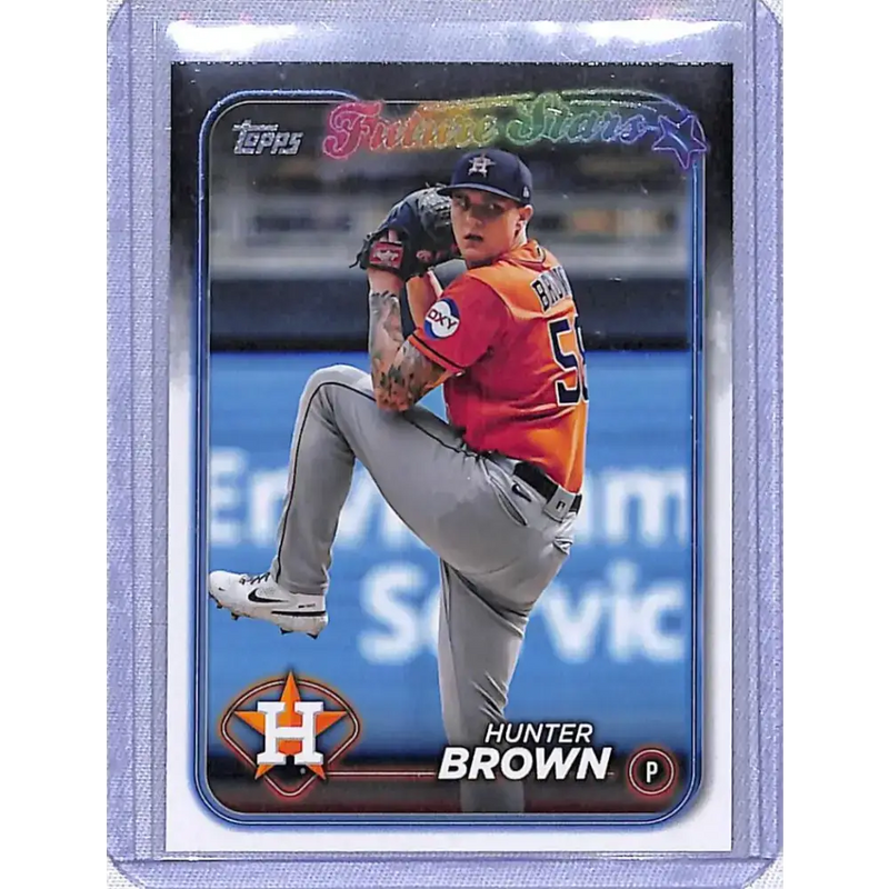 2024 Topps Series One Future Stars #30 Hunter Brown NM-MT Houston Astros - Baseball Card Single