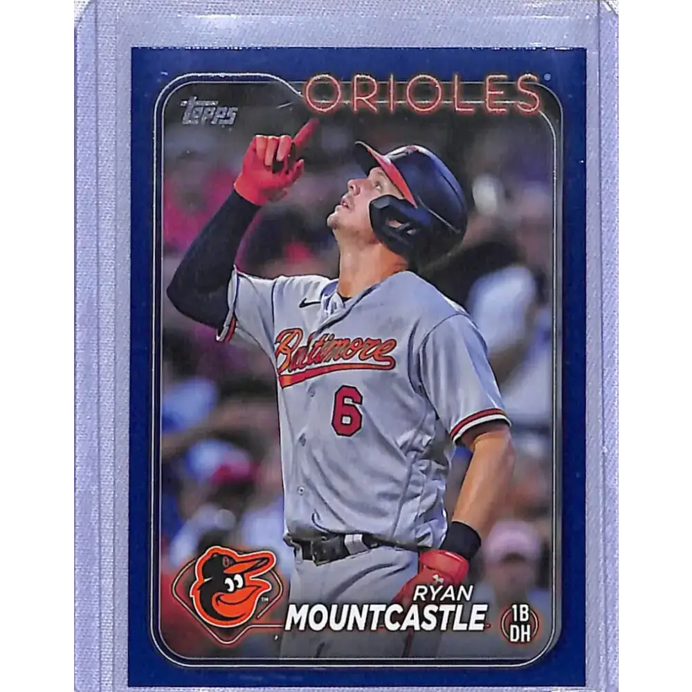 2024 Topps Series One Royal Blue #34 Ryan Mountcastle NM-MT Baltimore Orioles - Baseball Card Single