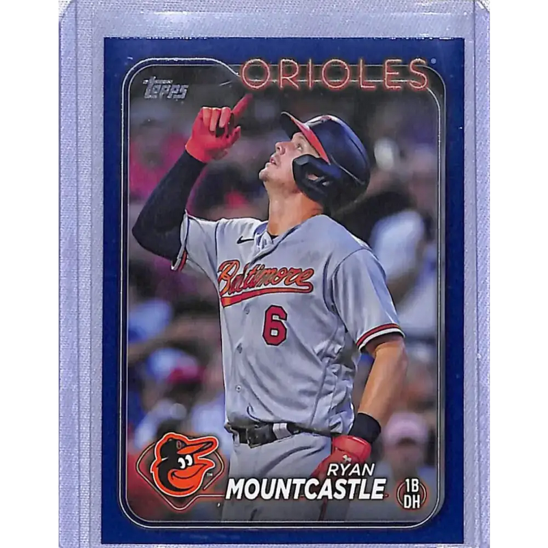 2024 Topps Series One Royal Blue #34 Ryan Mountcastle NM-MT Baltimore Orioles - Baseball Card Single