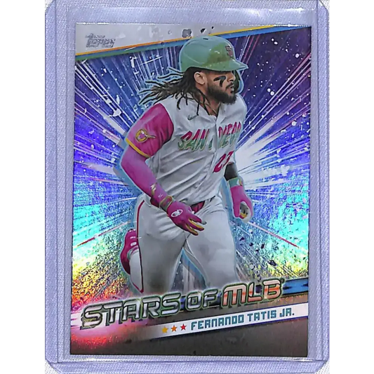 2024 Topps Series One Stars of MLB #SMLB-15 Fernando Tatis Jr. NM-MT San Diego Padres - Baseball Card Single