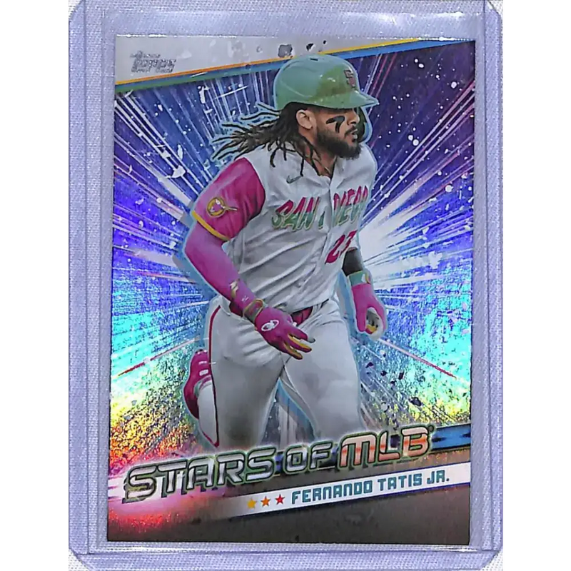 2024 Topps Series One Stars of MLB #SMLB-15 Fernando Tatis Jr. NM-MT San Diego Padres - Baseball Card Single