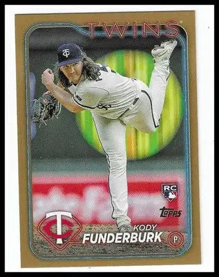 2024 Topps Series Two - Gold SN:485/2024 #538 Kody Funderburk Near Mint