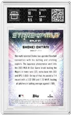 Graded Topps Shohei Ohtani baseball trading card 2024 Stars of MLB AC 9.5