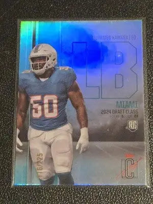 2024 Topps Signature Class #147 Mohamed Kamara Teal #/225 - Football Card Single