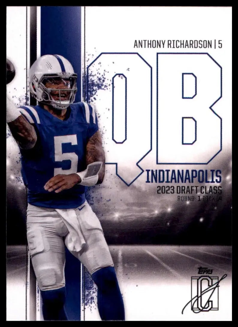 2024 Topps Signature Class Anthony Richardson #22 Indianapolis Colts Football - Football Card Single
