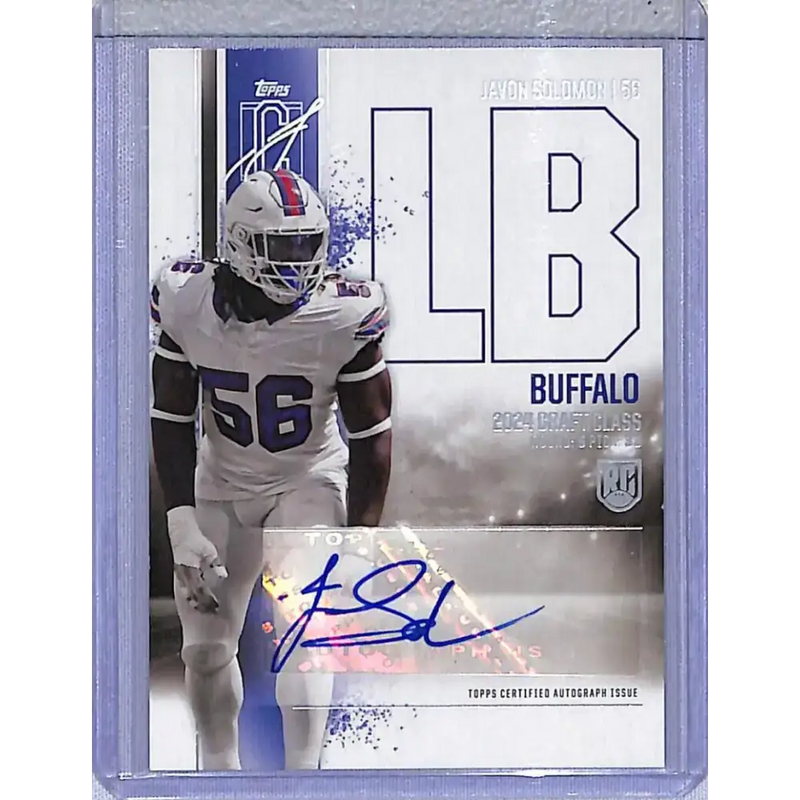 2024 Topps Signature Class Rookie Class #RCA-JS Javon Solomon NM-MT Auto Buffalo Bills - Football Card Single