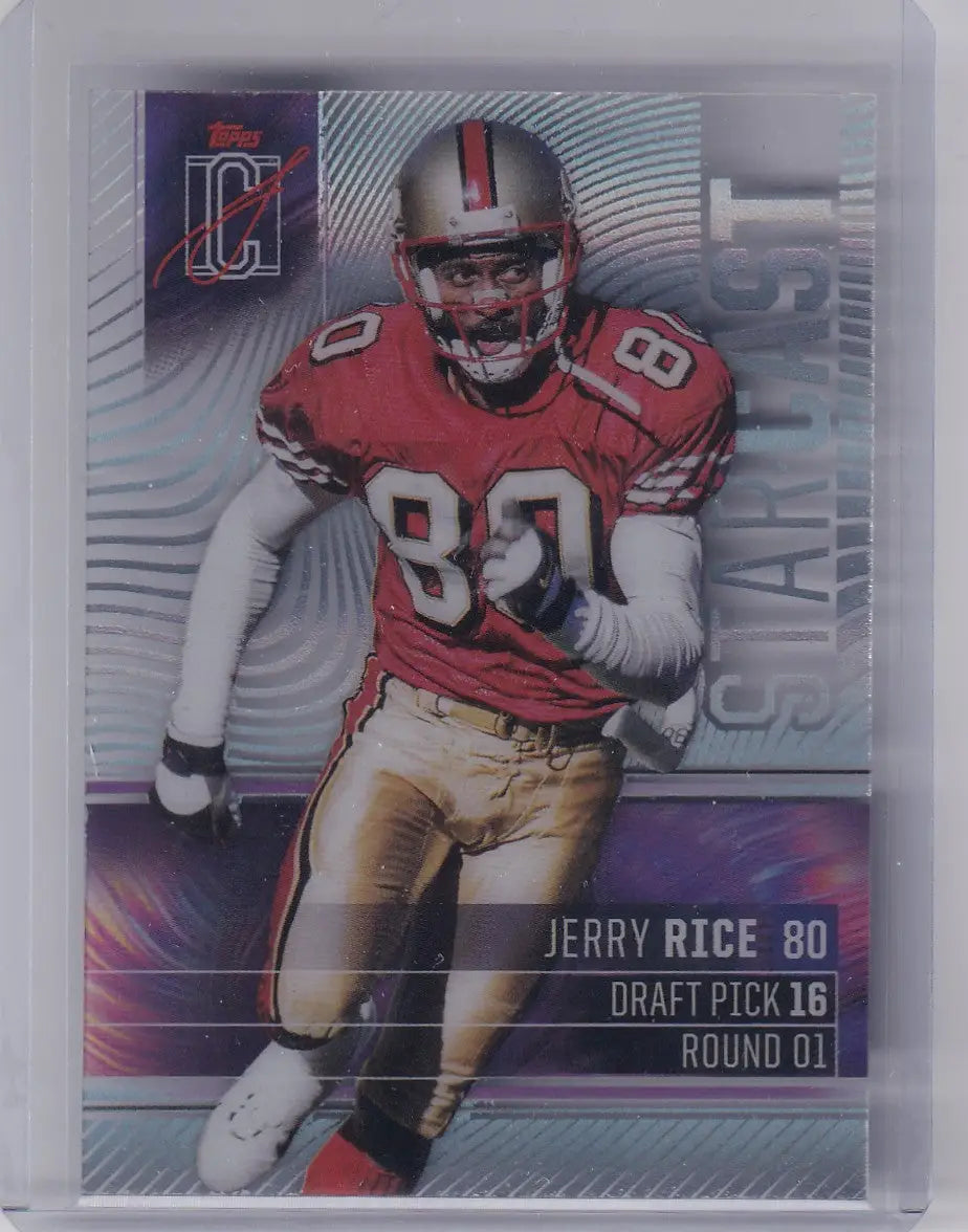 2024 Topps Signature Class StarCast #SC-23 Jerry Rice - 49ers - Football Card Single