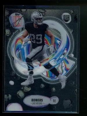2024 Topps Signature Fluid Clear Brock Bowers #F-6 RC Football