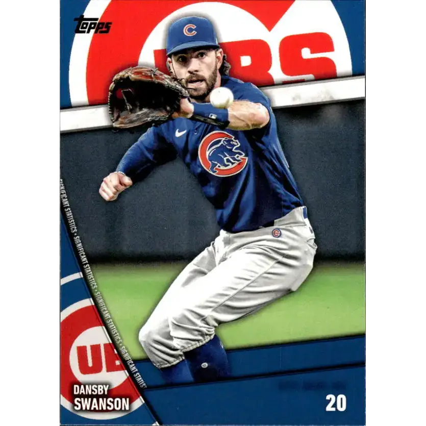 2024 Topps Significant Statistics #SS-16 Dansby Swanson NM-MT Chicago Cubs Baseball Card - Baseball Card Single