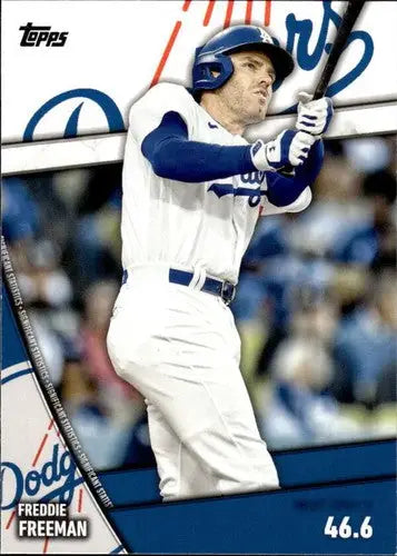 Freddie Freeman baseball card from 2024 Topps Significant Statistics series