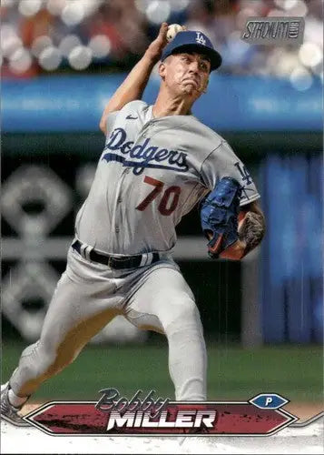 2024 Topps Stadium Club #102 Bobby Miller NM-MT Dodgers ID:75262 - Baseball Card Single