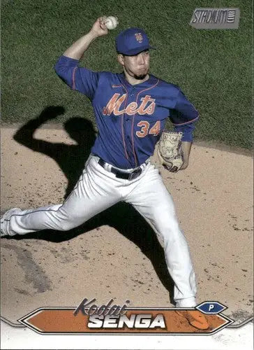 Original gloss 2024 Topps Stadium Club Kodai Senga baseball card Mets ID:75266
