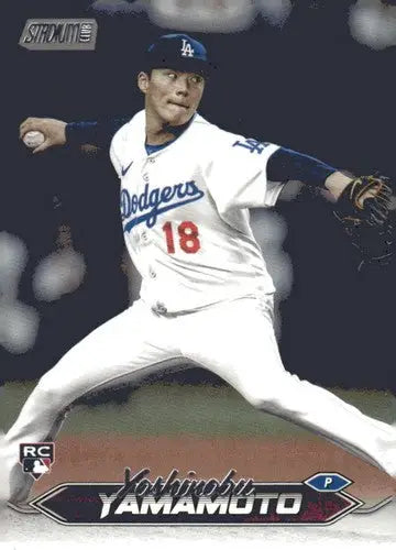 2024 Topps Stadium Club #114 Yoshinobu Yamamoto NM-MT RC Rookie Dodgers ID:75267 - Baseball Card Single