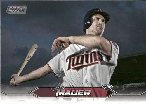 2024 Topps Stadium Club Joe Mauer Twins baseball card NM-MT product ID 75276