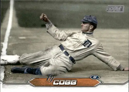 2024 Topps Stadium Club Ty Cobb baseball card Tigers NM-MT collectible ID 75283