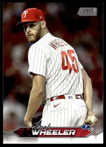 2024 Topps Stadium Club Zack Wheeler baseball card Phillies NM-MT collectible