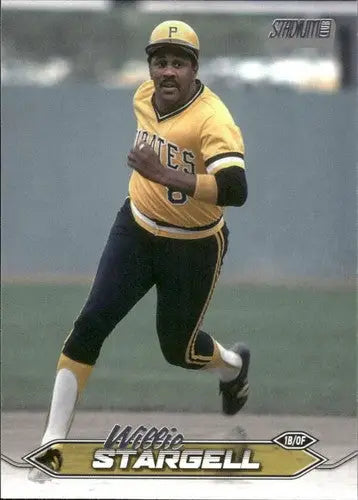 Original gloss Willie Stargell baseball card from 2024 Topps Stadium Club Pirates