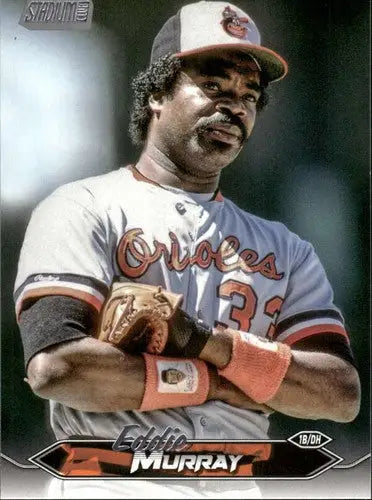 Eddie Murray baseball card with original gloss from 2024 Topps Stadium Club