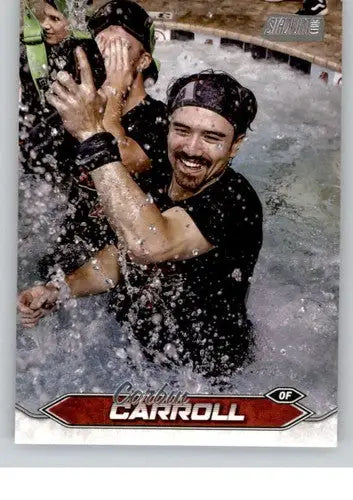 Original gloss Trading card from Topps Stadium Club featuring Corbin Carroll Diamondbacks