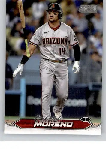 Gabriel Moreno baseball card with original gloss from 2024 Topps Stadium Club