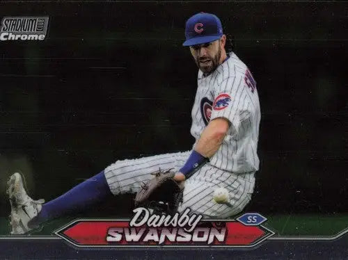 2024 Topps Stadium Club Chrome #11 Dansby Swanson NM-MT Cubs ID:76429 - Baseball Card Single