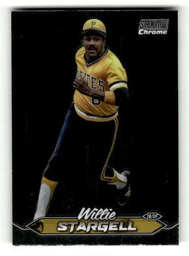 Original gloss Willie Stargell baseball card from 2024 Topps Stadium Club Chrome