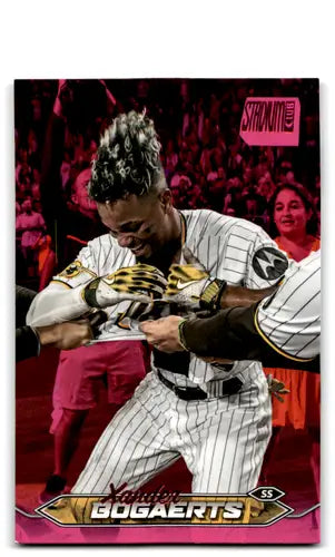 2024 Topps Stadium Club Pink Foil #230 Xander Bogaerts NM Near Mint Pad ID:76416 - Baseball Card Single