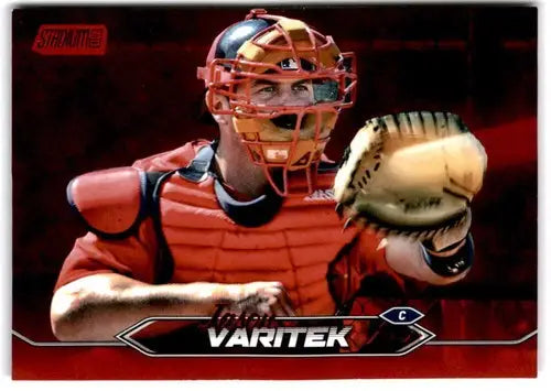 Original gloss 2024 Topps Stadium Club Red Foil Jason Varitek baseball card