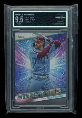 2024 Topps Stars of MLB Bryce Harper #SMLB-14 Baseball Arena Club 9.5