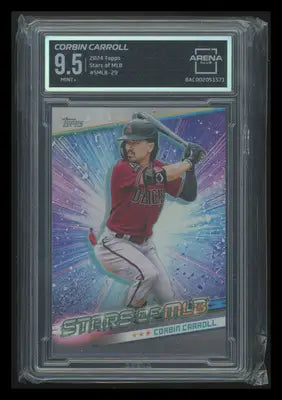 2024 Topps Stars of MLB Corbin Carroll #SMLB-29 / Baseball Arena Club 9.5 - Baseball Card Single