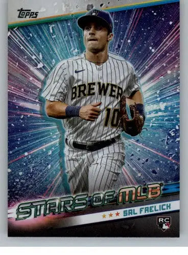 2024 Topps Stars of MLB Sal Frelick baseball card with original gloss Brewers ID 68212