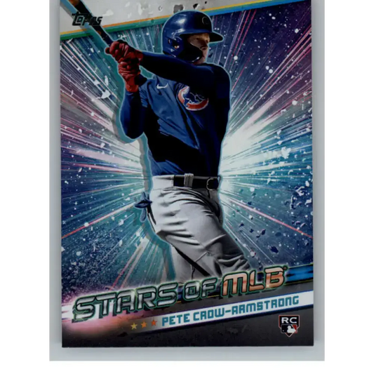 2024 Topps Stars of MLB #SLMB-25 Pete Crow-Armstrong NM-MT Chicago Cubs Baseball Card - Baseball Card Single