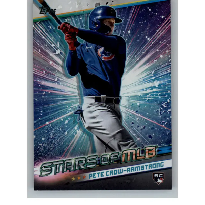 2024 Topps Stars of MLB #SLMB-25 Pete Crow-Armstrong NM-MT Chicago Cubs Baseball Card - Baseball Card Single