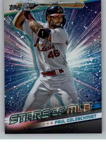 2024 Topps Stars Paul Goldschmidt baseball card with original gloss Cardinals ID 68205