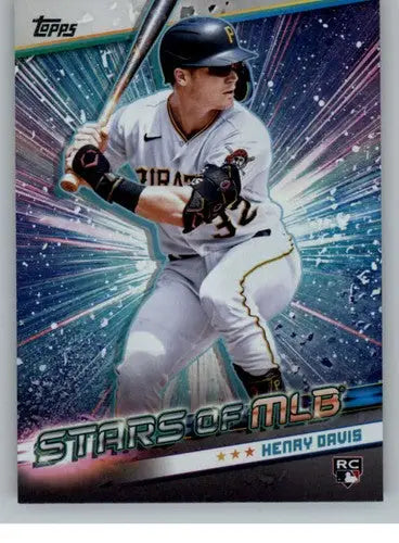 2024 Topps Stars of MLB #SMLB-27 Henry Davis NM-MT Pirates ID:68701 - Baseball Card Single