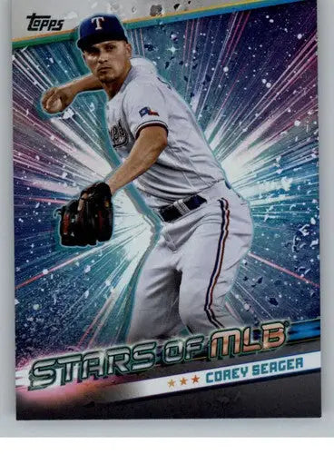 2024 Topps Stars of MLB #SMLB-28 Corey Seager NM-MT Rangers ID:68220 - Baseball Card Single