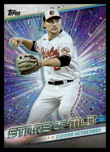Gunnar Henderson baseball card from 2024 Topps Stars of MLB with original gloss